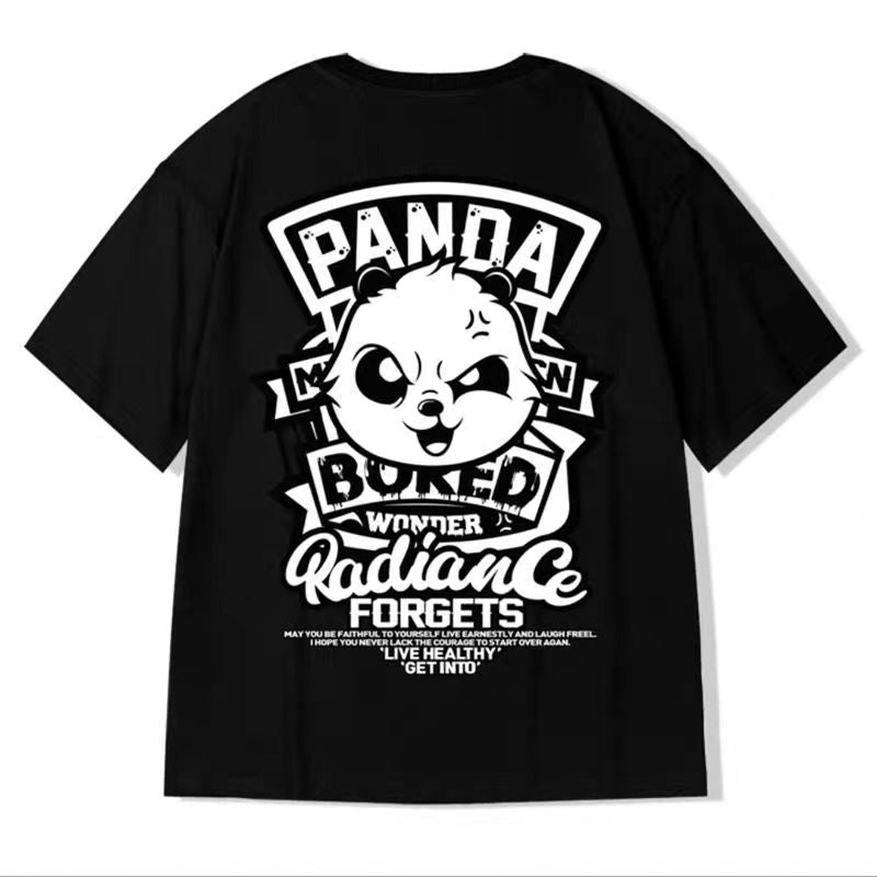 Oversized Cotton T-Shirt – Y2K Anime Style