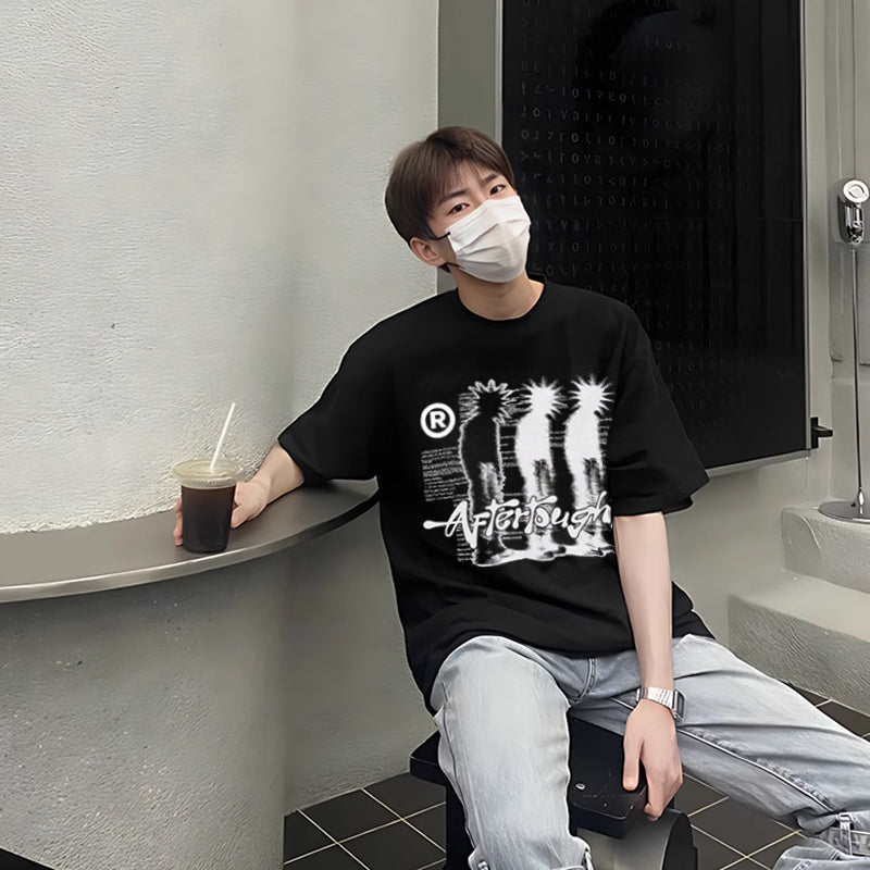 Hip Hop Harajuku Vintage Aesthetic Short Sleeve Tee