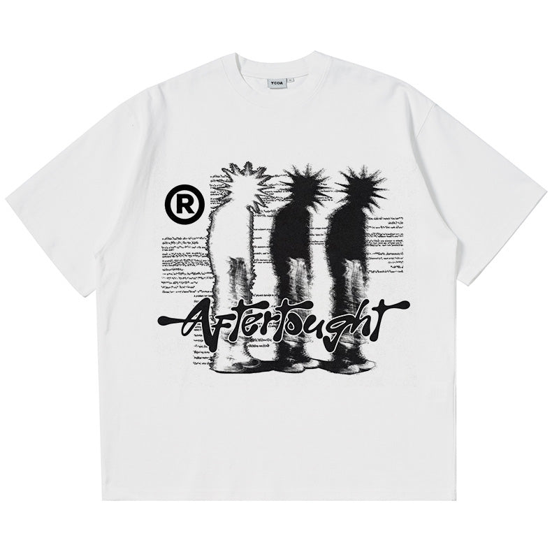 Hip Hop Harajuku Vintage Aesthetic Short Sleeve Tee