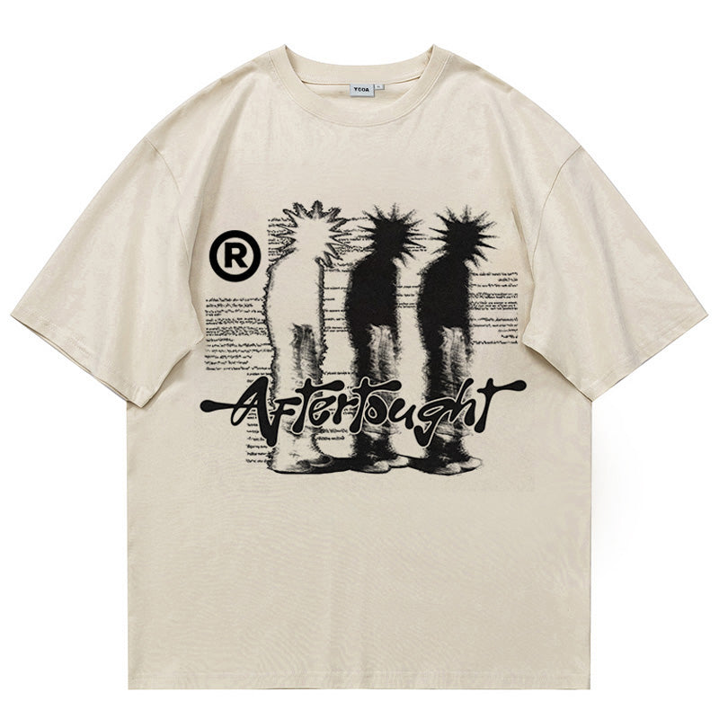 Hip Hop Harajuku Vintage Aesthetic Short Sleeve Tee
