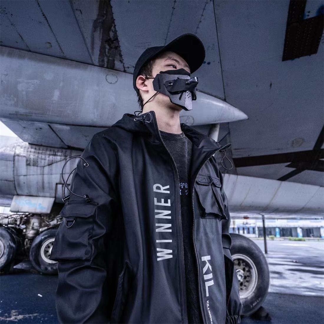 DARK Multi Pockets Cargo coat