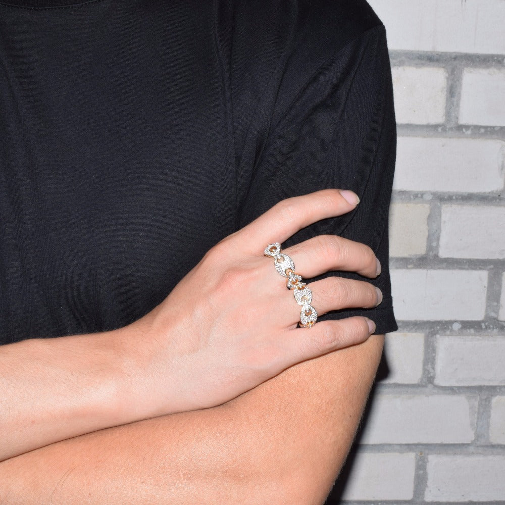 12mm Men's Cuban Link Ring - RIGHTOUTFIT