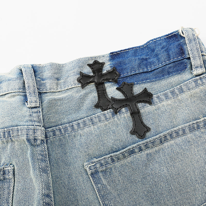 Chrome Cross Denim Pants