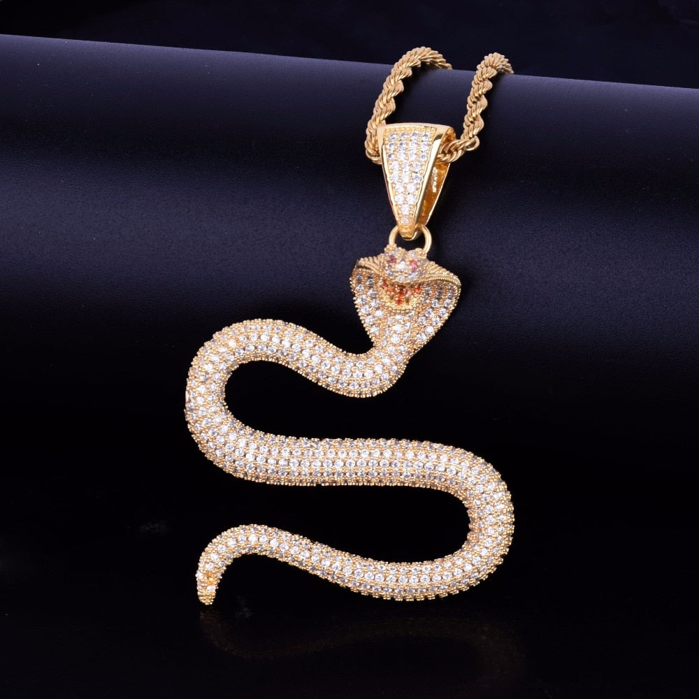 Snake Pendant with Chain - RIGHTOUTFIT