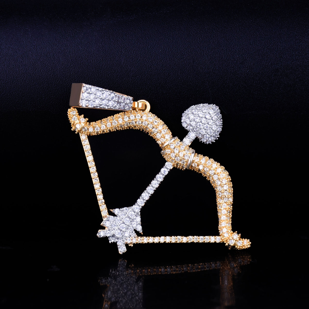 Bow and arrow Shape Pendants with Chain - RIGHTOUTFIT