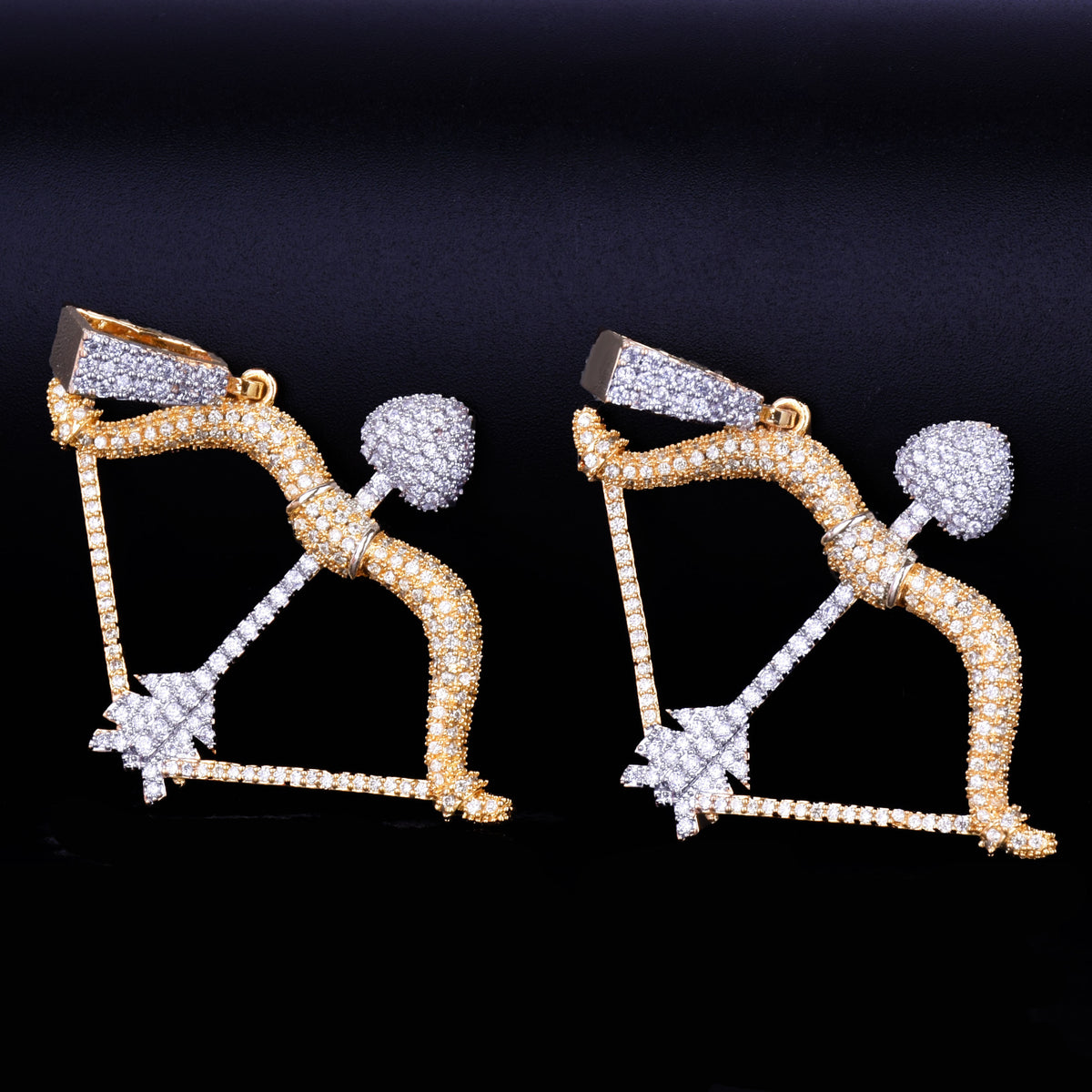 Bow and arrow Shape Pendants with Chain - RIGHTOUTFIT