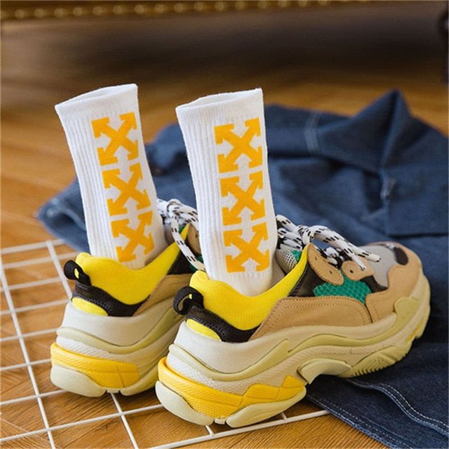 Cross Of Pattern Harajuku 3 pairs Socks - RIGHTOUTFIT