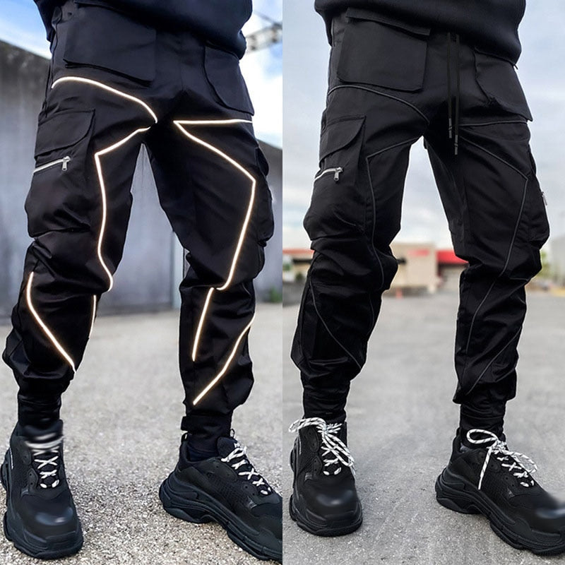 Reflective Cargo Joggers