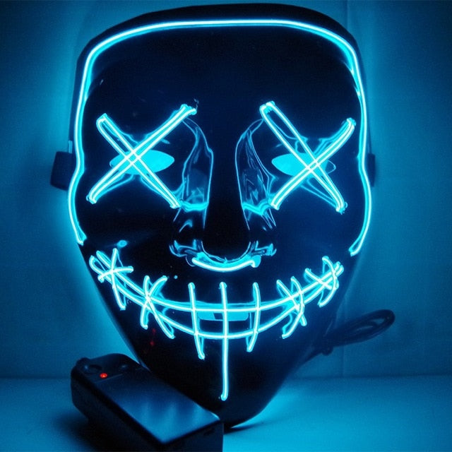 LED Neon Mask - RIGHTOUTFIT