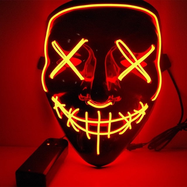 LED Neon Mask - RIGHTOUTFIT