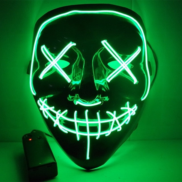 LED Neon Mask - RIGHTOUTFIT