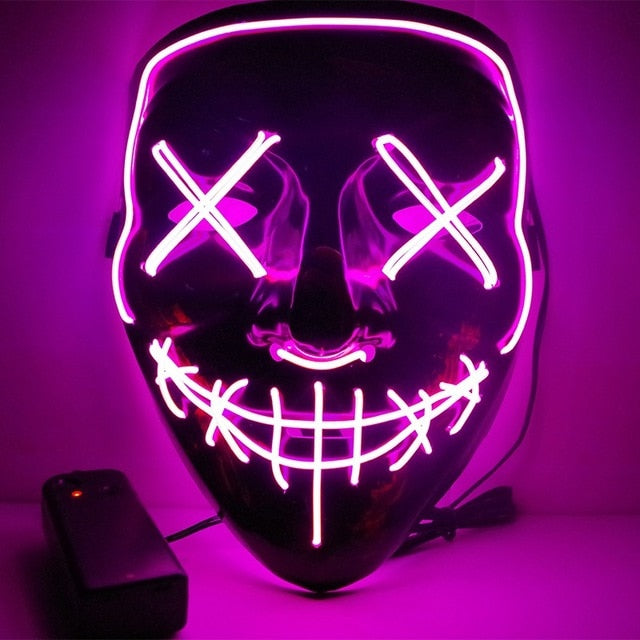LED Neon Mask - RIGHTOUTFIT
