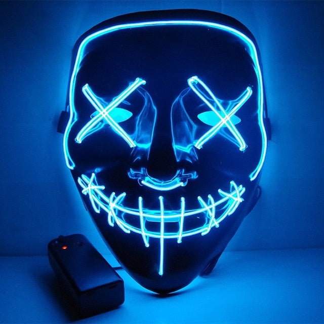 LED Neon Mask - RIGHTOUTFIT