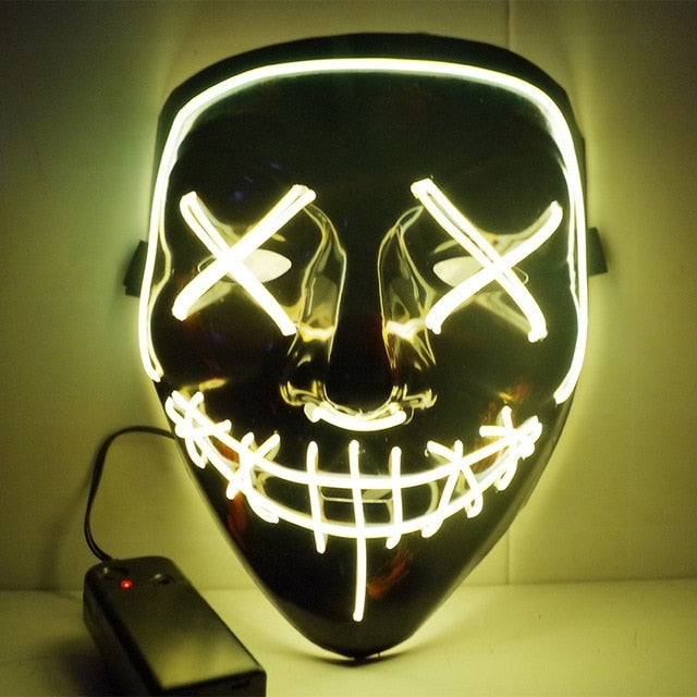 LED Neon Mask - RIGHTOUTFIT