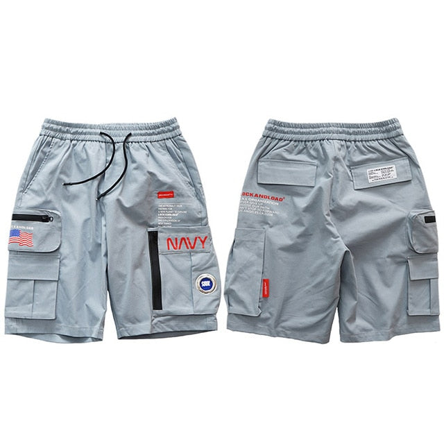Navy Tech Shorts - RIGHTOUTFIT