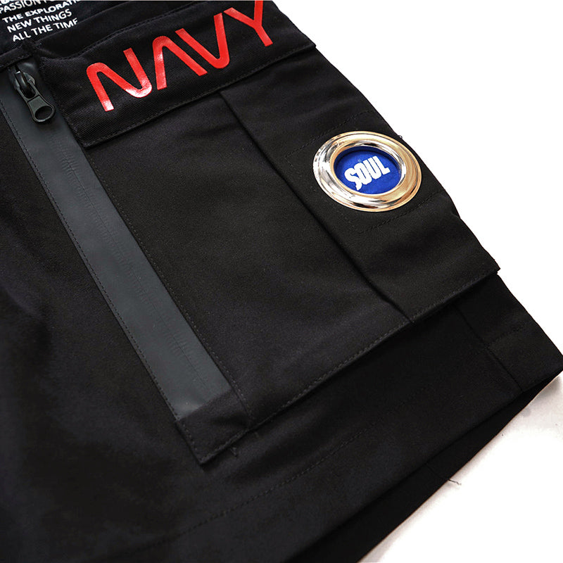 Navy Tech Shorts - RIGHTOUTFIT
