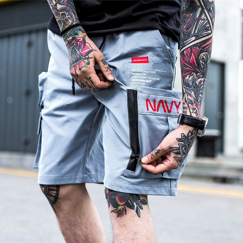 Navy Tech Shorts - RIGHTOUTFIT
