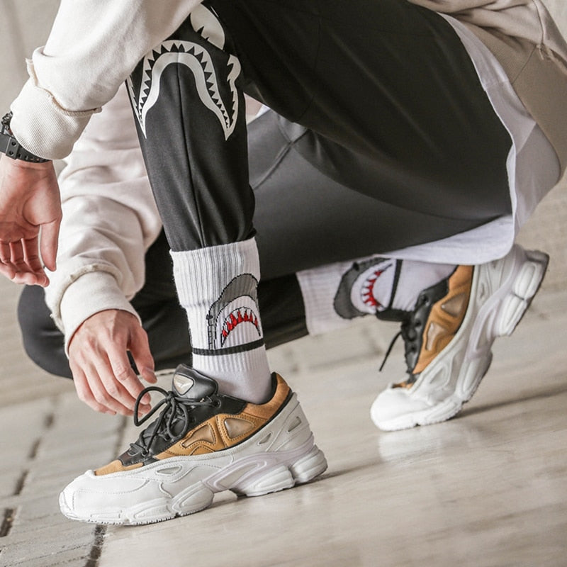 shark month socks - RIGHTOUTFIT