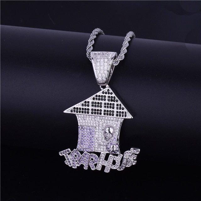 Trap house Pendant with Chain - RIGHTOUTFIT