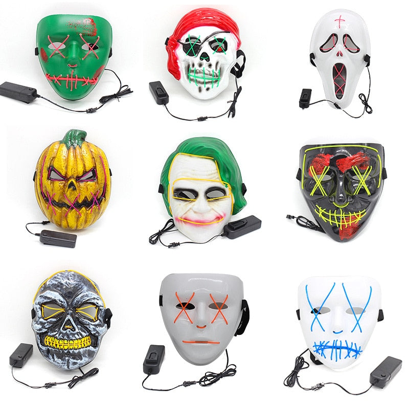 various LED facemasks - RIGHTOUTFIT