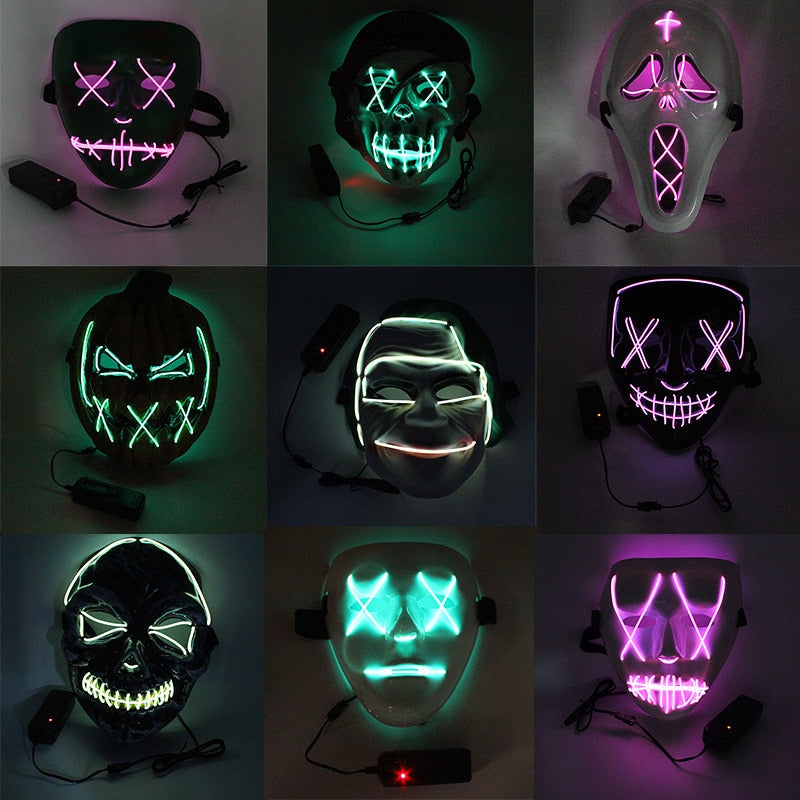 various LED facemasks - RIGHTOUTFIT