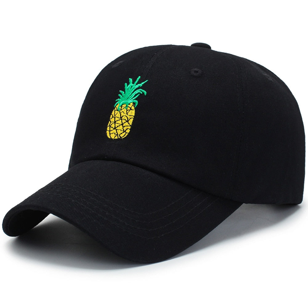 Pineapple Embroidered Baseball Caps - RIGHTOUTFIT
