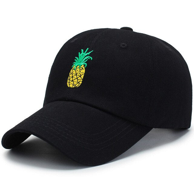 Pineapple Embroidered Baseball Caps - RIGHTOUTFIT