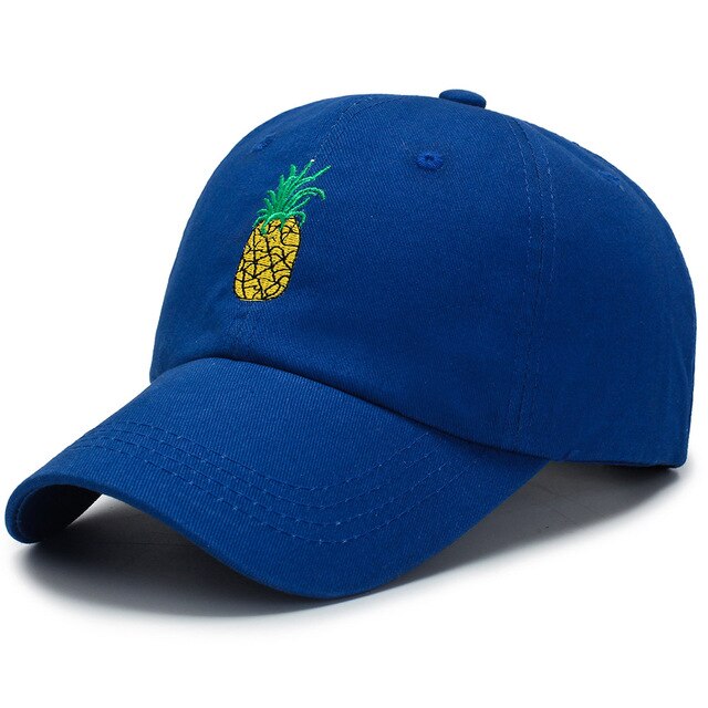 Pineapple Embroidered Baseball Caps - RIGHTOUTFIT
