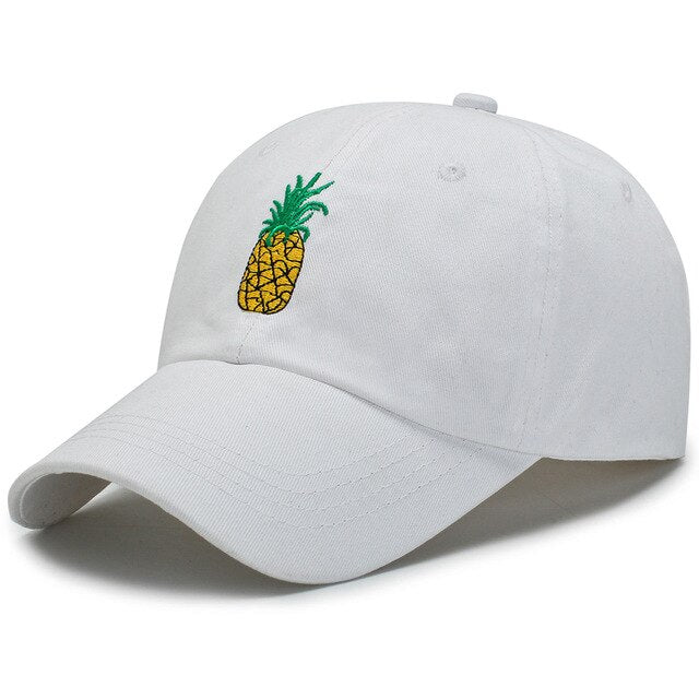 Pineapple Embroidered Baseball Caps - RIGHTOUTFIT