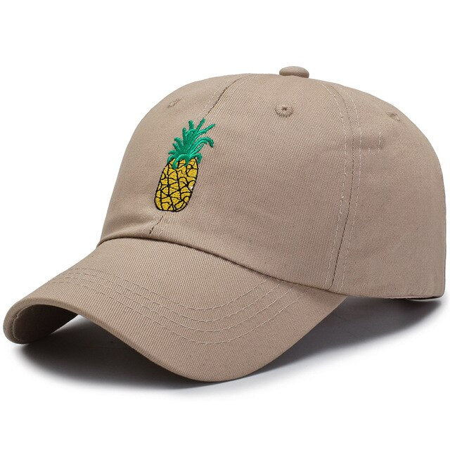 Pineapple Embroidered Baseball Caps - RIGHTOUTFIT