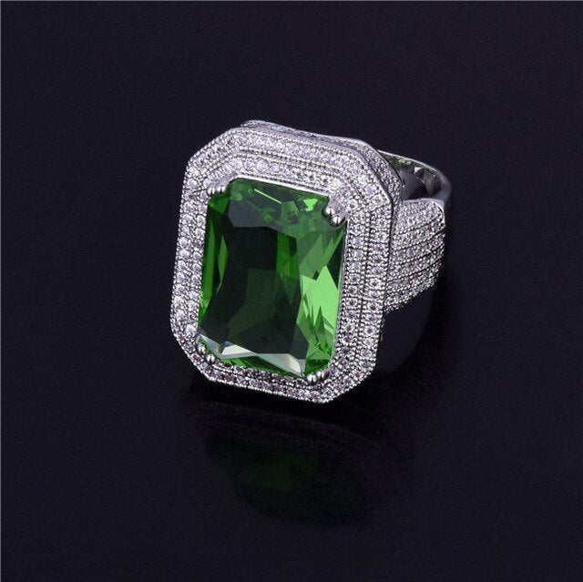 Gem Iced Ring - RIGHTOUTFIT