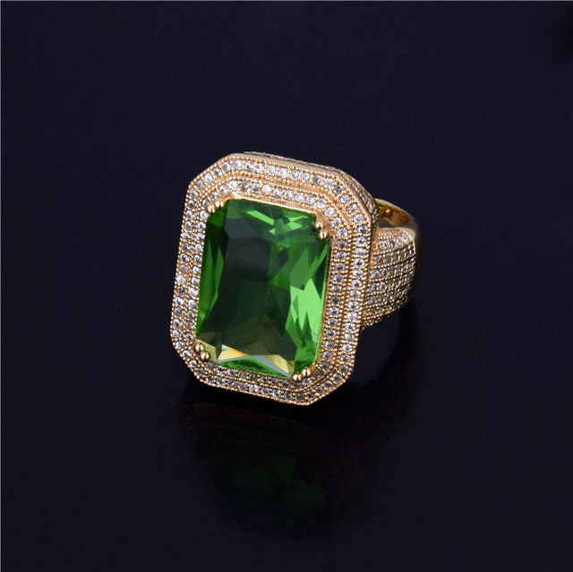 Gem Iced Ring - RIGHTOUTFIT
