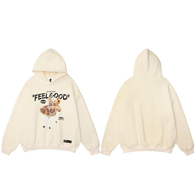 Feeling good Print Hoodie