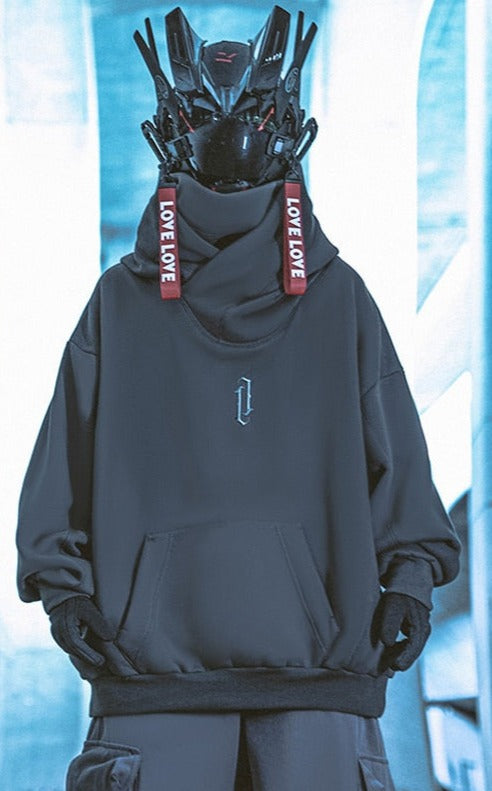 Double Neckline Hoodie