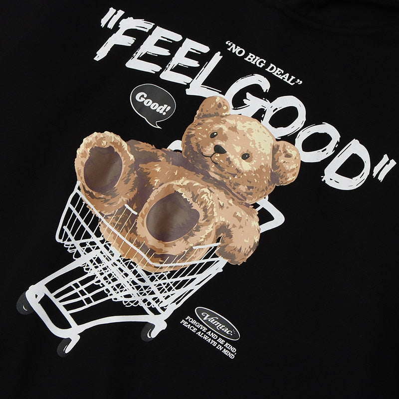 Feeling good Print Hoodie