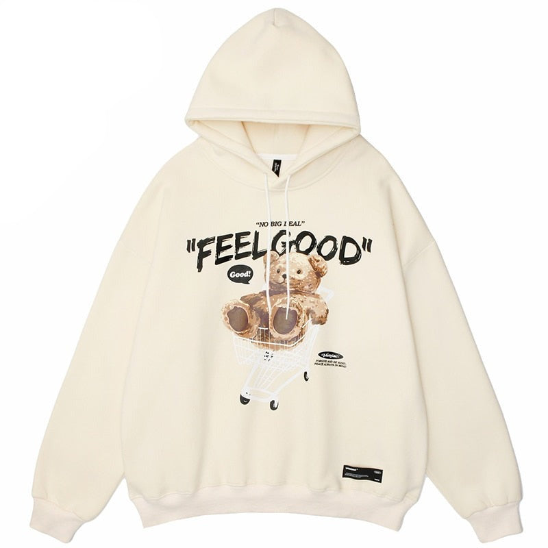 Feeling good Print Hoodie