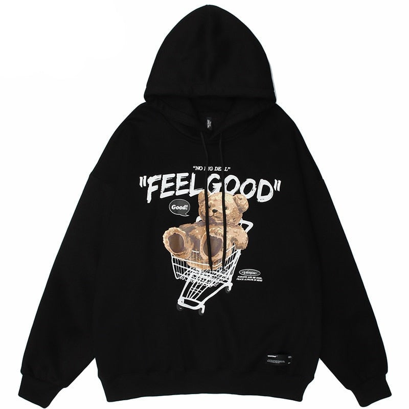 Feeling good Print Hoodie