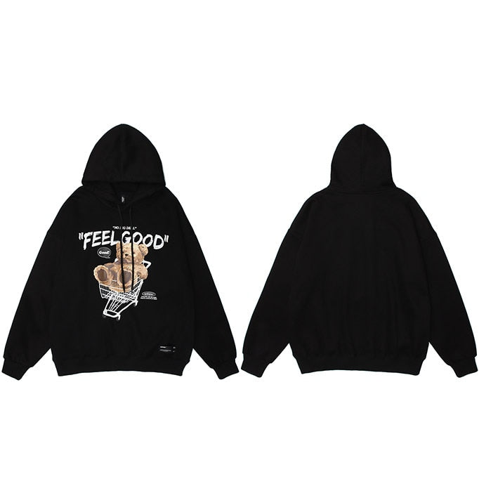 Feeling good Print Hoodie