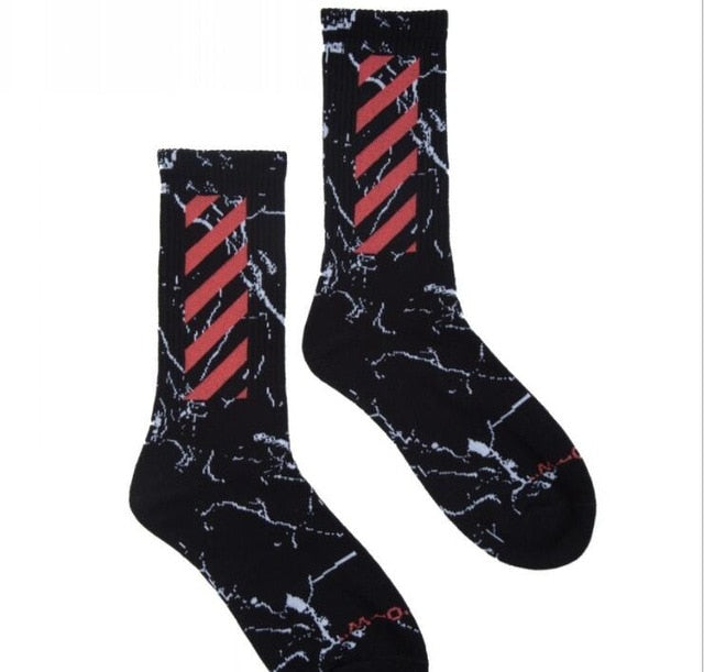 Slash Striped Socks - RIGHTOUTFIT