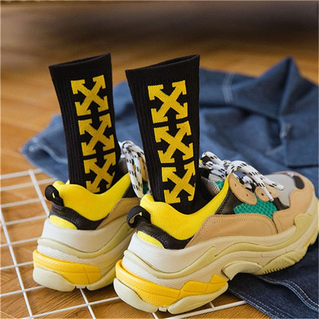 Slash Striped Socks - RIGHTOUTFIT