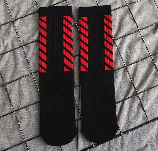 Slash Striped Socks - RIGHTOUTFIT