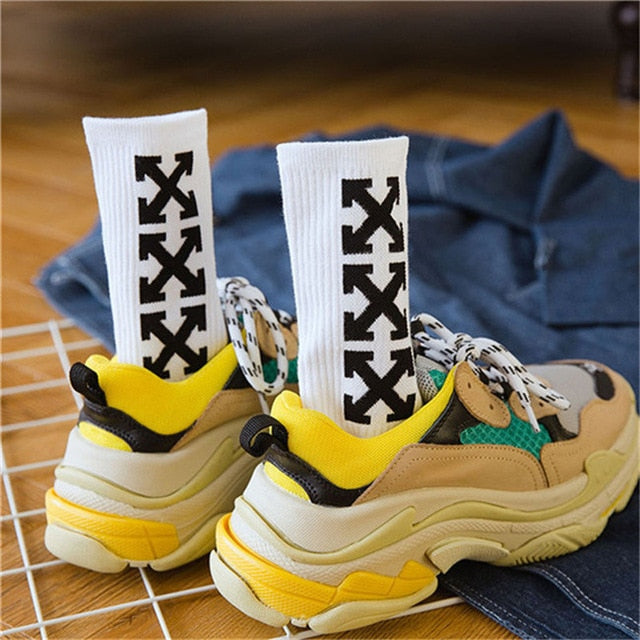 Slash Striped Socks - RIGHTOUTFIT