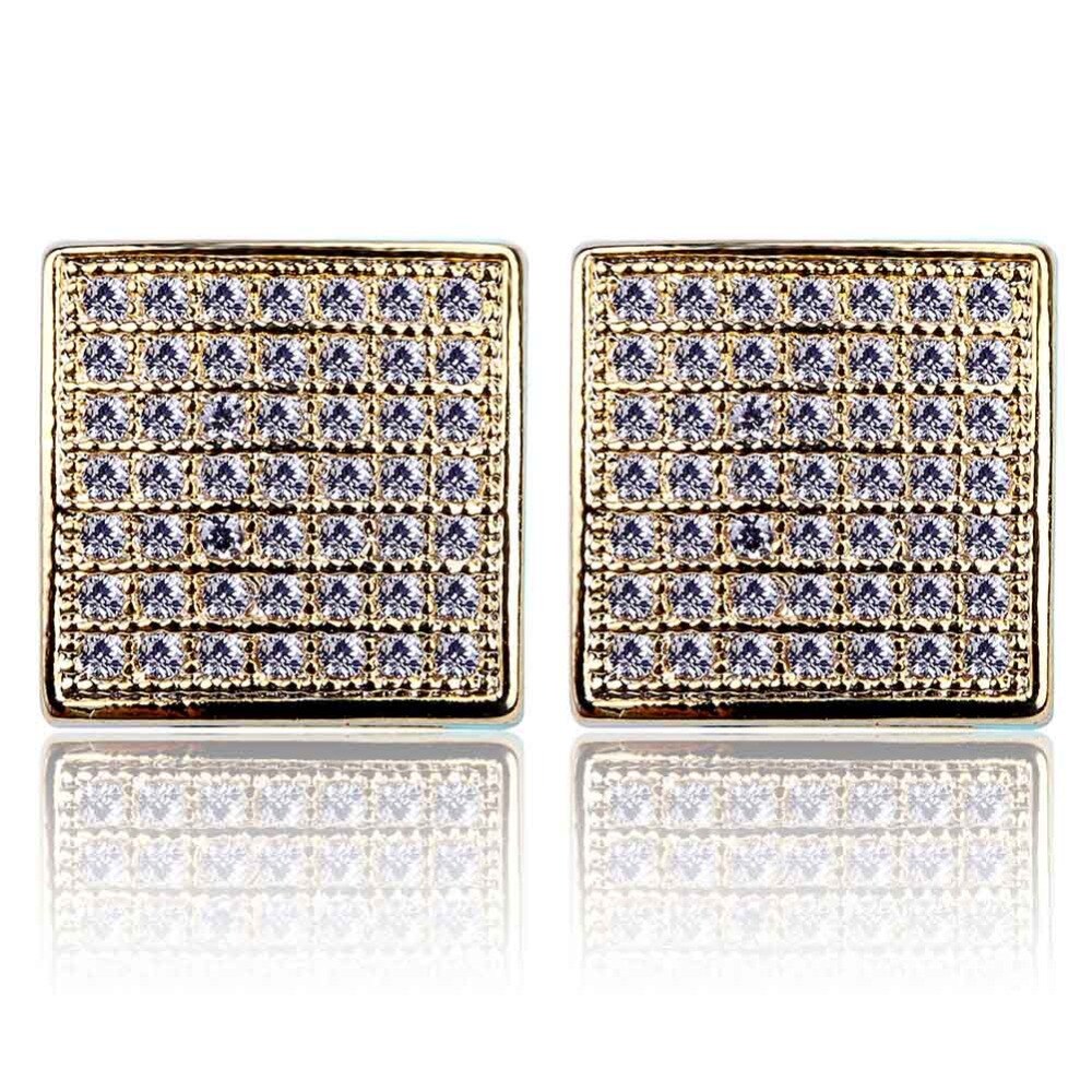 Square iced out Earring - RIGHTOUTFIT