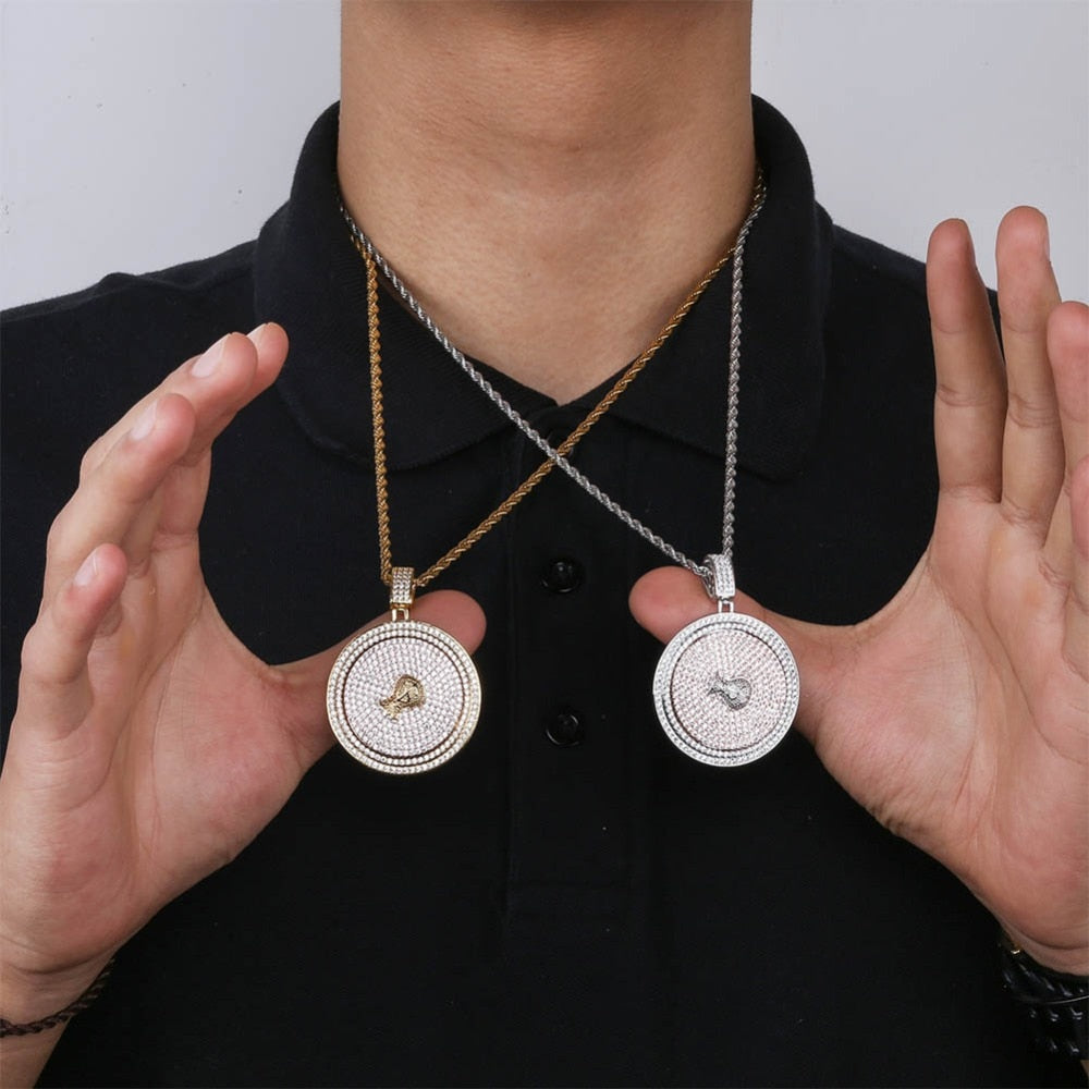 Iced Out Spinner $ Chain - RIGHTOUTFIT