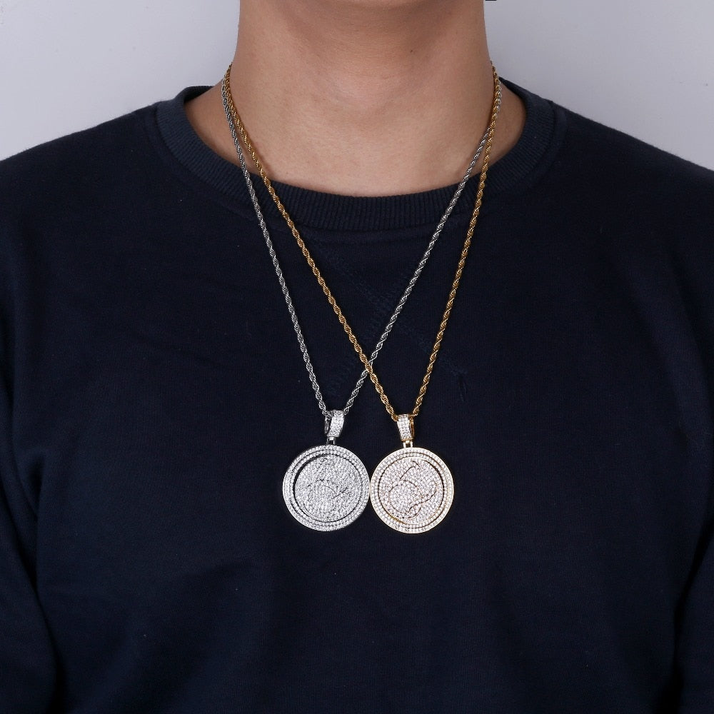 QC Spinner Pendant with chain - RIGHTOUTFIT