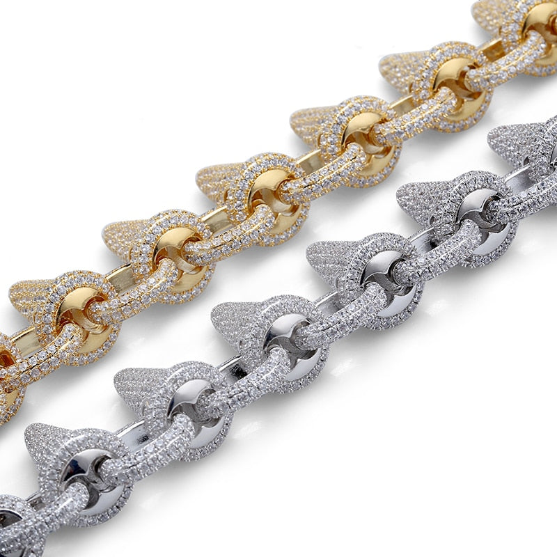 Spikes Rivet Mens Rivet Charm Bracelets - RIGHTOUTFIT