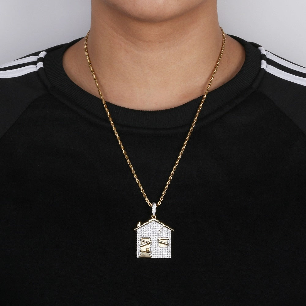 TRAP House Pendant and chain - RIGHTOUTFIT