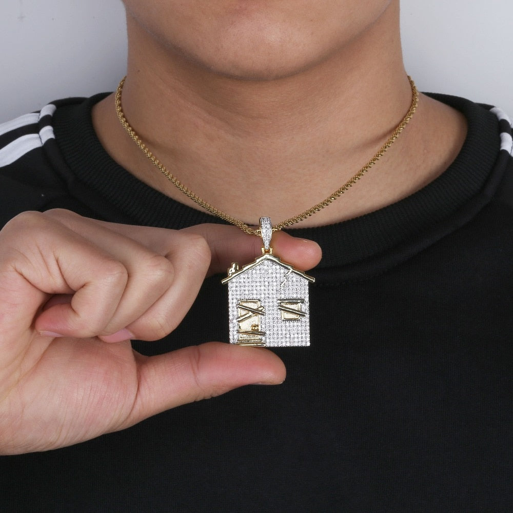 TRAP House Pendant and chain - RIGHTOUTFIT