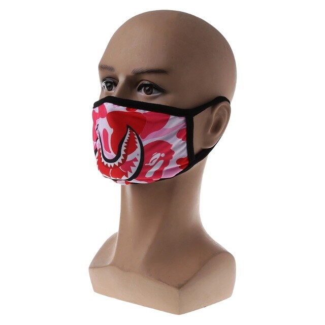 Camouflage Shark mask - RIGHTOUTFIT