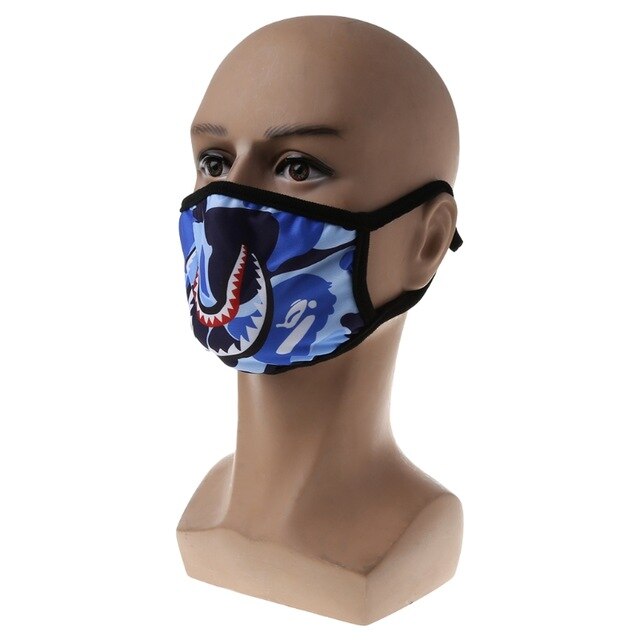 Camouflage Shark mask - RIGHTOUTFIT